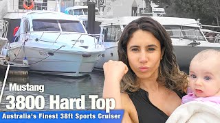 Mustang 3800 Hard Top  AUSTRALIAN Made 38ft Cruiser Motor Boat  Yacht Tour REVIEW [upl. by Gebler]