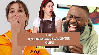 Cant Stop Laughing Top rContagiousLaughter Clips [upl. by Stoeber]