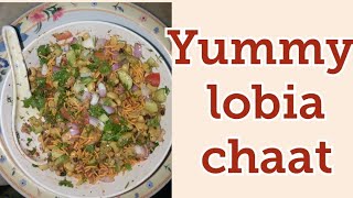 Lobia chaat recipeEasy recipes with avita [upl. by Ettari]