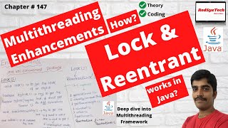 147 Reentrant Lock in Java  ReentrantLock  ReentrantLock in Java MultiThreadingJavaRedSysTech [upl. by Birdt]