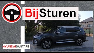 BijSturen  2019 Hyundai Santa Fé 22CRDI 200PK Shine test review [upl. by Nnahgiel]