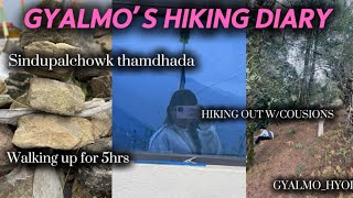 Gyalmo’s hiking dairy NATURE Hiking  Sindupalchowk Thamdhada Cousions  traveling vlog [upl. by Linnet]