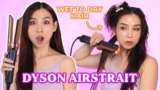 I Tried the Dyson Airstrait Straightener Pros amp Cons [upl. by Harrington]