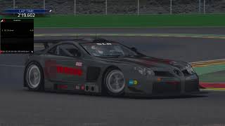 AC Mercedes SLR 722 GT  real physics and sound mod [upl. by Mcintosh]