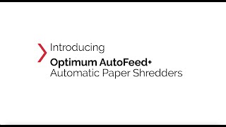 Rexel Optimum Automatic Cross Cut Paper Shredders  Full Product Video EN [upl. by Addy]