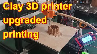 upgrade an EI3 3D printer to a Clay printer part3 [upl. by Lishe]