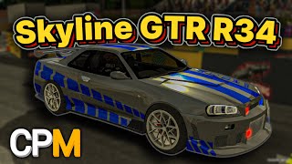 🔵 Gearbox Nissan Skyline GTR R34  450Kmh  Car Parking Multiplayer  ATUALIZADO [upl. by Ettereve]