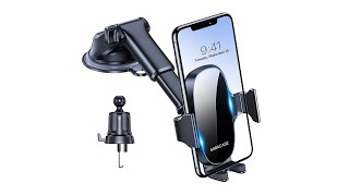 Review Miracase 4in1 Cell Phone Holder for Car Universal Car Phone Holder Mount for Dashboard [upl. by Imarej]