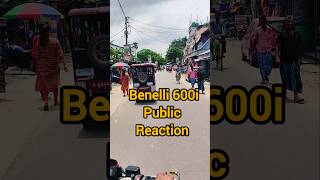 Benelli 600i public reaction 🔥💥🏍️vairalshorts automobile yotubeshort [upl. by Ical]