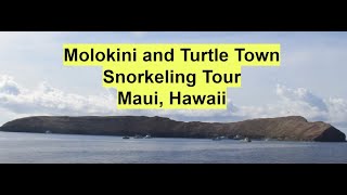 Molokini and Turtle Town Snorkeling Tour  Maui  Hawaii [upl. by Merriott119]