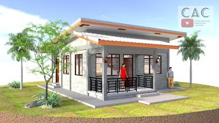 Simple Farmhouse  Tropical House  75x10m  Two Bedroom [upl. by Sura]