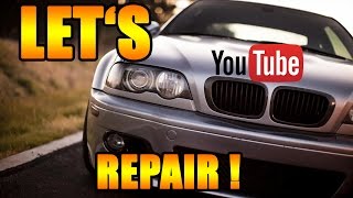 Lets Repair BMW  E46 N42 ServopumpeWasserpumpe selber wechseln BMW E46 318i N42 DIY [upl. by Zohar]