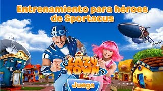 Lazy Town  Entrenamiento de Sportacus  Gameplay [upl. by Rbma]