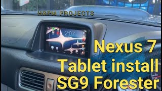 SG9 Forester tablet install [upl. by Cecilla]