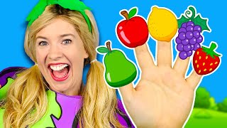 Fruit Finger Family 🍎🍇🍌 Kids Nursery Rhymes [upl. by Zsa5]