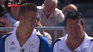 Fazzino VS Rocher Masters de Pétanque 2016 demifinale Romans sur Isère [upl. by Nylegna]