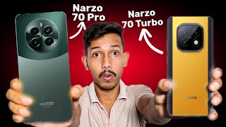 Realme Narzo 70 Turbo vs Realme Narzo 70 Pro Comparison 🤔 Which One Is value for Money 💰 [upl. by Ulita587]