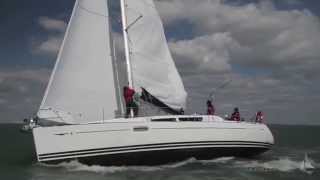 École de voile croisière  prendre un ris et reduire la voilure [upl. by Akcirret]