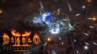 Diablo 2 Resurrected 4K Max Settings Level 98 Cold Sorceress Gameplay [upl. by Aholla]