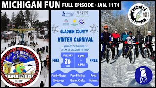 Michigan FUN  Tip Up Town USA  Gladwin Winter Carnival  Winter in Cadillac MI [upl. by Ris]