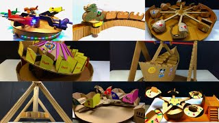 10 Amazing Amusement park Ride from Cardboard  Amusement park Rides [upl. by Arni]