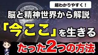 【今 ここを生きる】脳と精神世界から解説！イマココを生きる２つの方法 [upl. by Pharaoh325]