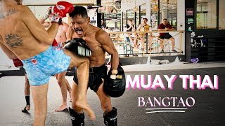 Muay Thai  Fighters Class  Padwork  Bangtao Muay Thai Training Camp Phuket Thailand [upl. by Scrope]