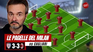 LEAO Protagonista ma i Demoni di FONSECA mandano Tutto In Fumo PAGELLE Cagliari vs MILAN 33 [upl. by Lekar148]