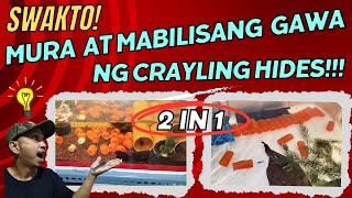 Paano Gumawa ng Crayling Hides Meron Ka Dapat Nito Bago Mag Hatch ang Berried Crayfish mo [upl. by Nwahsyar]