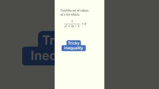 How to solve a polynomial inequality [upl. by Tirza]