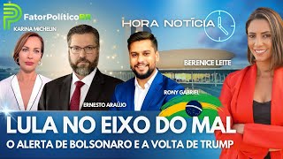 O grave alerta de Bolsonaro  A vitória de Trump Lula arrasta Brasil para o eixo do mal [upl. by Schoening477]