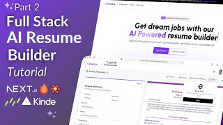 Build AI Resume Builder with Nextjs React Hono Drizzle Kinde amp Postgres  PDF Download 22 [upl. by Orola]