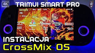 Instalacja CrossMix OS  Trimui Smart Pro  poradnik prezentacja retro konsolka PL [upl. by Eyssej]