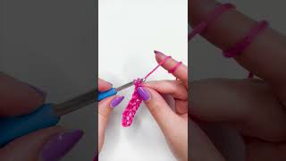 How to Crochet the Modified Moss Stitch Left Handed Part 1 [upl. by Jamesy]