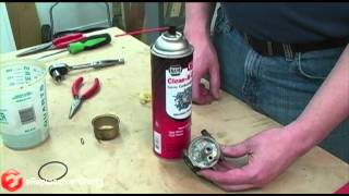 How to Clean a 4Cycle Engine Carburetor [upl. by Nahsor148]