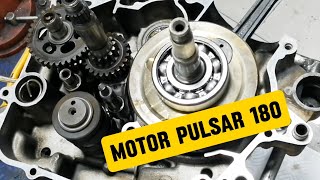 🔴Como Armar Motor de Pulsar 180 motos motorcycle motor [upl. by Ydnyl]