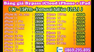 Tool iRemoval PRO Premium Edition 21 Update support XR  15Prm ios 1751 Full ios Và iPad Cùng Đời [upl. by Emrich]