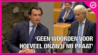 Geert Wilders Thierry Baudet is knettergek met zn 911 en maanlandingcomplotten [upl. by Lisan]