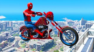 GTA 5 Amazing Jumps 7  Stunt Jump Epic Skills Fails  GTA Gameplay [upl. by Crooks]