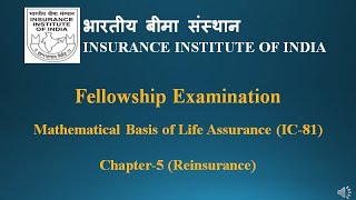 IC81 Fellow Exam Chapter 5 MCQ  Reinsurance ic81 insurancexam fellowexam [upl. by Hudson]