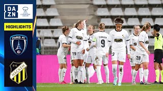 HIGHLIGHTS  Paris FC vs BK Häcken UEFA Womens Champions League 202324 Matchday 1 [upl. by Cai]