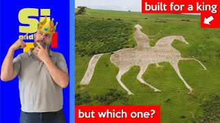 Dorsets Unique Chalk Horseman Revealed  The mystery of the Osmington White Horse near Weymouth [upl. by Lalad180]