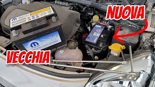 Come cambiare BATTERIA AUTO in 2 MINUTI [upl. by Drugge]