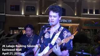 JK Labajo Busking Sessions  Buwan [upl. by Aisak]