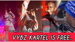 Vybz Kartel Touch The Streets in His BMW Popcaan HAILS Vybz Kartel In His Performance [upl. by Wenona]