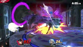 the good old switcheroo  Bayonetta Vs Septhiroth Super Smash Bros Ultimate [upl. by Macmullin]