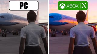 Flight Simulator 2024 Xbox Series X vs PC Graphics Comparison [upl. by Burkley]