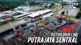 Putrajaya Sentral PY41  MRT Putrajaya Line  Bus amp Express Rail Link ERL 4k [upl. by Seltzer]