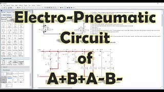 FluidSIM Mechatronics  Electro Pneumatic Circuit of ABAB Explained [upl. by Ilario]