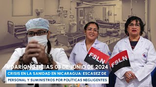 Crisis en la sanidad de Nicaragua escasez de personal y suministros por políticas negligente [upl. by Clint517]